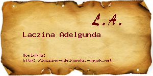 Laczina Adelgunda névjegykártya